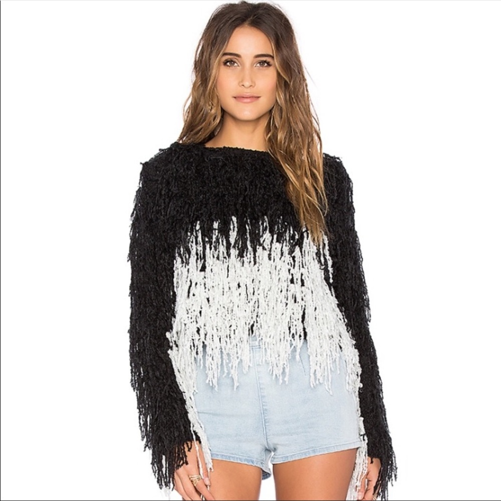 Indah Shag Fringe sweater